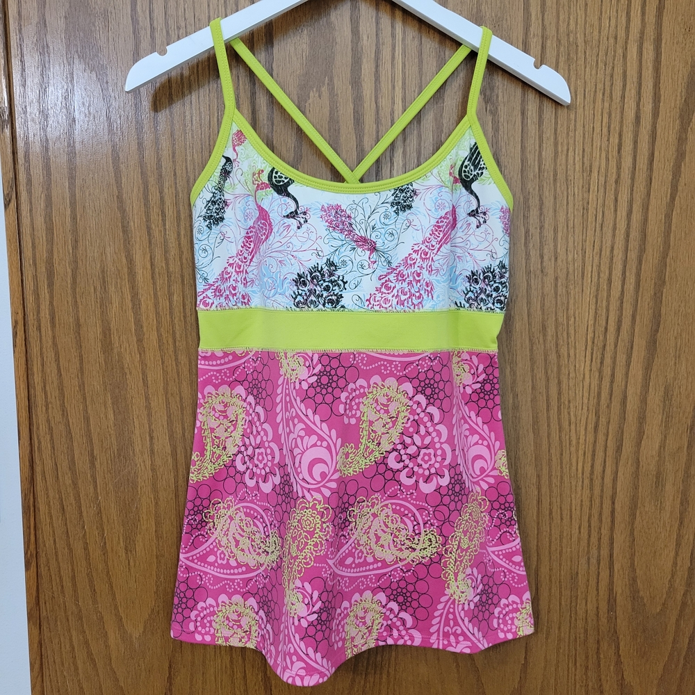 Colorful Strappy Tank Top